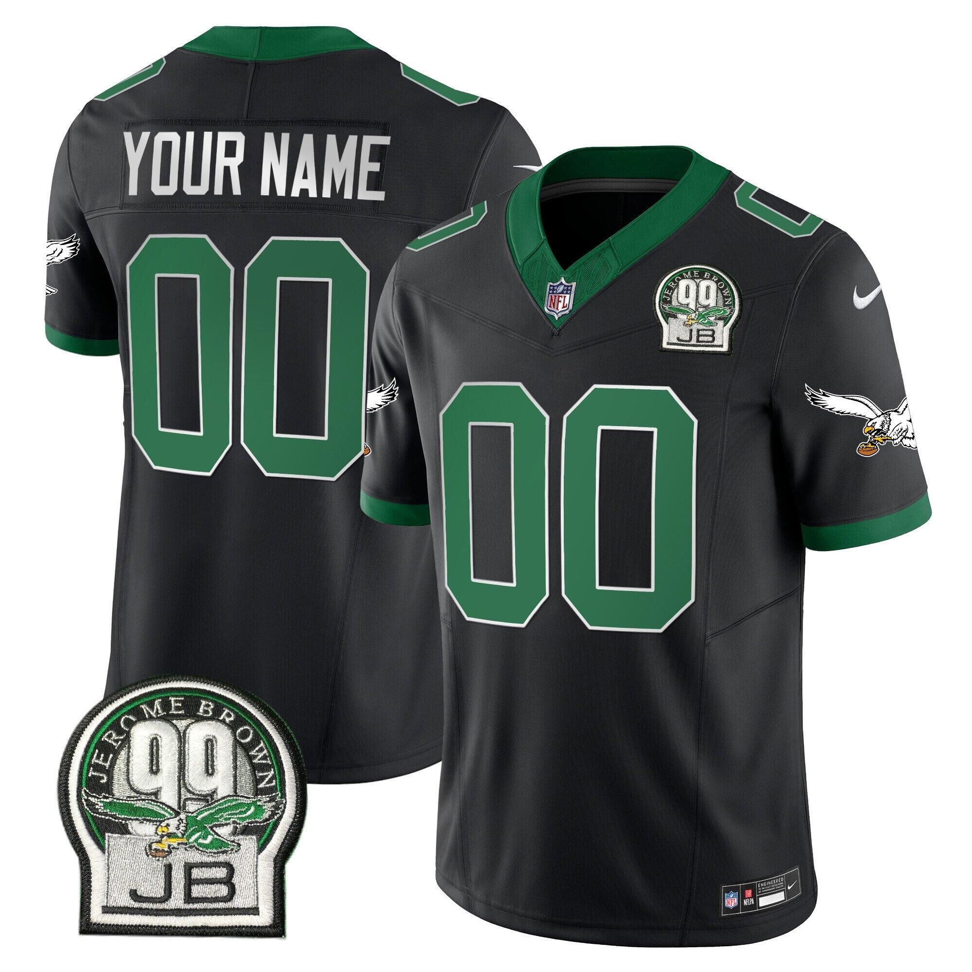 Custom Philadelphia Eagles Vapor F.U.S.E. Limited Jersey